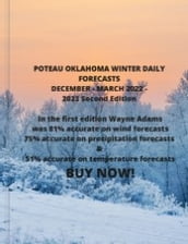 POTEAU OKLAHOMA WINTER DAILY FORECASTS DECEMBER 21, 2022 - MARCH 21, 2023