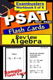 PSAT Test Prep Algebra Review--Exambusters Flash Cards--Workbook 5 of 6