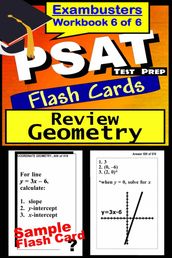 PSAT Test Prep Geometry Review--Exambusters Flash Cards--Workbook 6 of 6