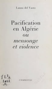Pacification en Algérie