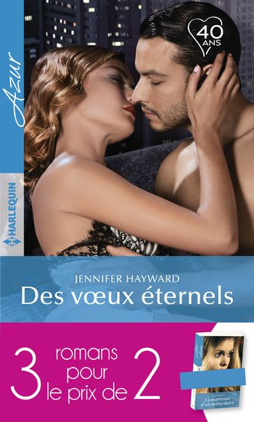 Pack 3 pour 2 Azur - Août 2018 - Carole Mortimer - Jennifer Hayward - Julia James