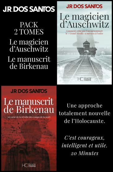 Pack Dos Santos 2 exemplaires - Diptyque Le Magicien d'Auschwitz / Le Manuscrit de Birkenau - José Rodrigues dos Santos