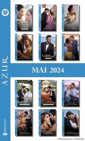 Pack mensuel Azur : 11 romans + 1 gratuit (Mai 2024) - Collectif