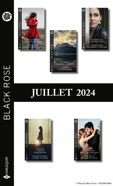 Pack mensuel Black Rose : 10 romans (Juillet 2024) - Collectif