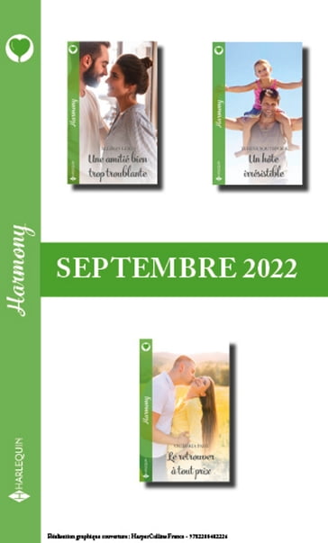 Pack mensuel Harmony - 3 romans (Septembre 2022) - Teresa Southwick - Victoria Pade - Allison Leigh
