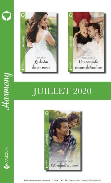Pack mensuel Harmony : 3 romans (Juillet 2020) - Collectif