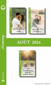 Pack mensuel Harmony - 3 romans (Août 2024)