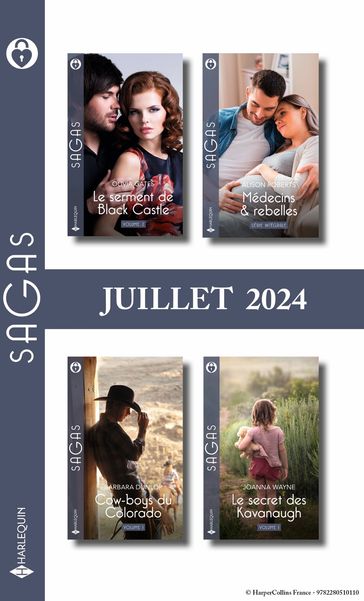 Pack mensuel Sagas - 11 romans (Juillet 2024) - Collectif