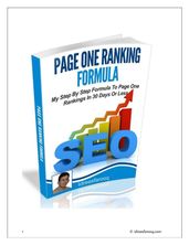 Page One Ranking Formula