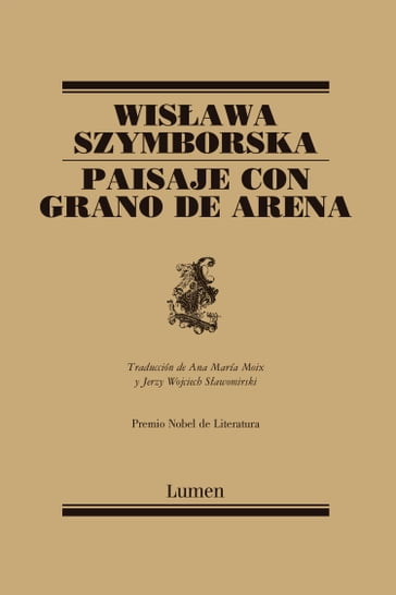 Paisaje con grano de arena - Wislawa Szymborska