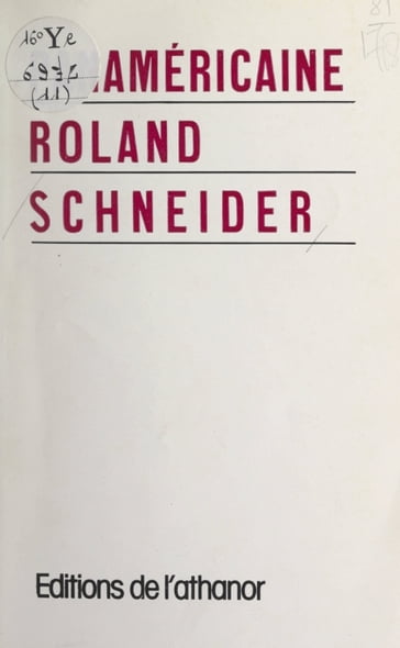 Panaméricaine - Roland Schneider