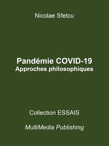 Pandémie COVID-19: Approches philosophiques - Nicolae Sfetcu