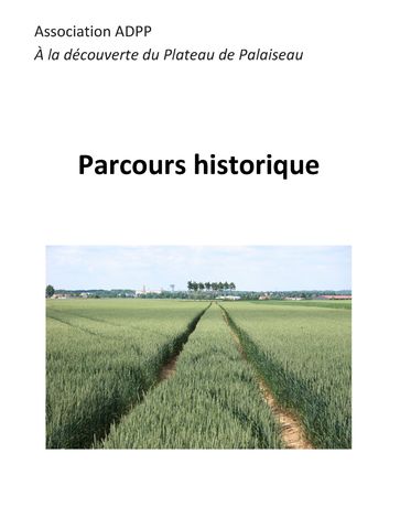 Parcours historique - Association À la Découverte du Plateau de Palaiseau