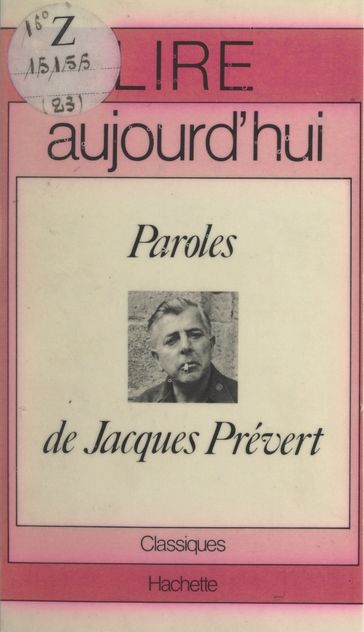 Paroles, de Jacques Prévert - Christiane Mortelier - Maurice Bruézière
