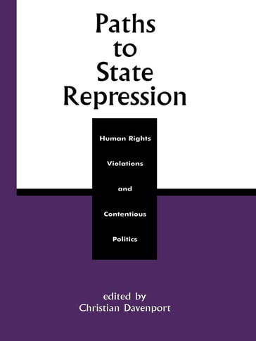 Paths to State Repression - C Neal Tate - Chris Lee - Christian Davenport - David Kowalewski - Drew Noble Lanier - George Aditjondro - James Scarritt - John C. King - Karen Rasler - Kathleen A. Mahoney-Norris - Linda Camp Keith - Ronald Francisco - Sandra Maline - Steven C. Poe - Steven Peterson - Susan McMillan - Will Moore