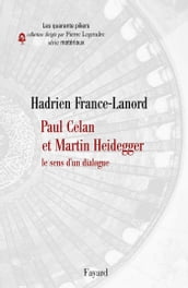 Paul Celan et Martin Heidegger