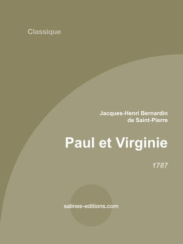 Paul et Virginie - Jacques-Henri Bernardin De Saint-Pierre