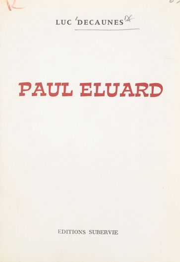 Paul Éluard - Luc Decaunes