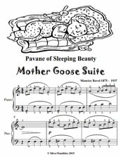 Pavane of Sleeping Beauty Mother Goose Suite Easy Piano Sheet Music