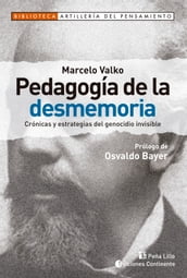 Pedagogía de la desmemoria