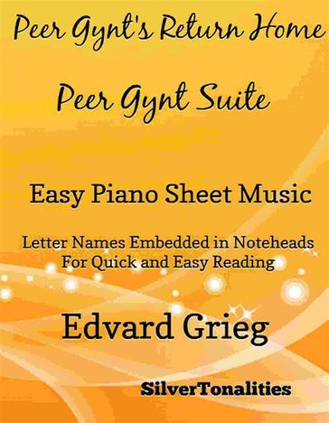 Peer Gynt's Return Home Peer Gynt Suite Easy Piano Sheet Music - SilverTonalities