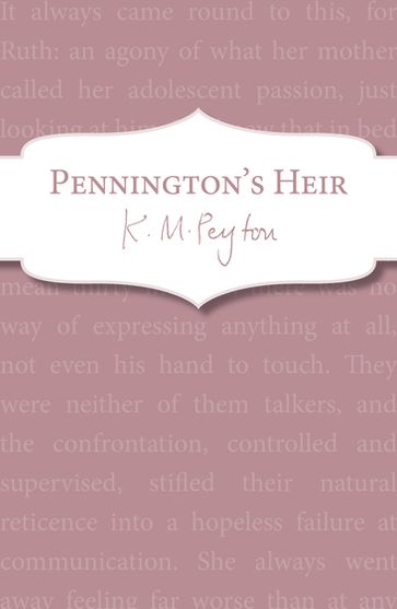 Pennington's Heir - K M Peyton