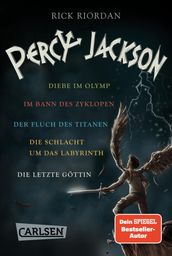 Percy Jackson: Moderne Teenager und griechische Monster Band 1-5 der mythischen Fantasy-Buchreihe in einer E-Box!