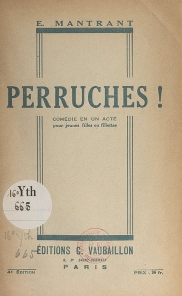 Perruches ! - Emmanuel Mantrant