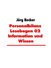 Personalbilanz Lesebogen 02 Information und Wissen