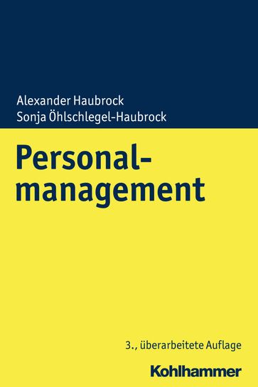 Personalmanagement - Alexander Haubrock - Sonja Öhlschlegel-Haubrock