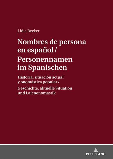 Personennamen im Spanischen / Nombres de persona en español - Lidia Becker