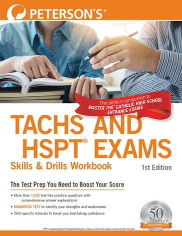 Peterson's TACHS and HSPT Exams Skills & Drills Workbook - Peterson