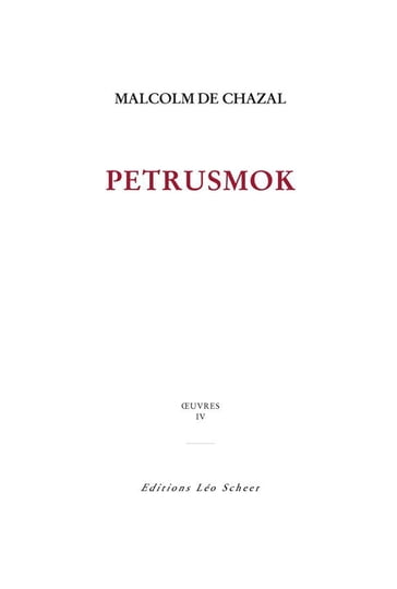 Petrusmok - Malcolm de Chazal