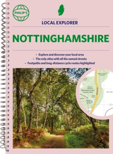 Philip's Local Explorer Street Atlas Nottinghamshire - Philip