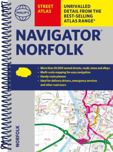 Philip's Navigator Street Atlas Norfolk - Philip