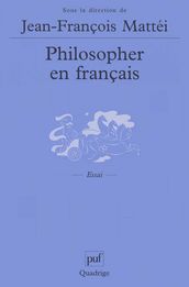 Philosopher en français