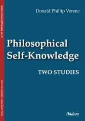 Philosophical Self-Knowledge