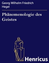 Phänomenologie des Geistes