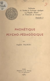 Phonétique psycho-pédagogique