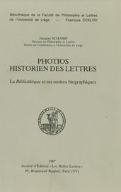 Photios historien des lettres