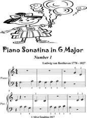 Piano Sonatina in G Major Number 1 1st Mvt Beginner Piano Sheet Music