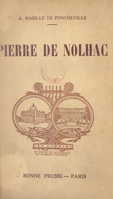 Pierre de Nolhac - André Mabille de Poncheville