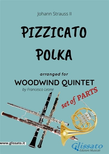 Pizzicato polka - Woodwind Quintet set of PARTS - Francesco Leone - Johann Strauss Junior