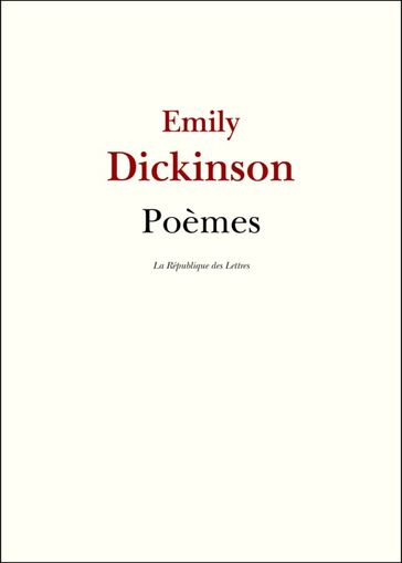 Poèmes - Emily Dickinson