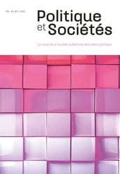 Politique et Sociétés. Vol. 40 No. 2, 2021