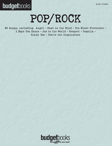 Pop/Rock (Songbook) - Hal Leonard Corp.