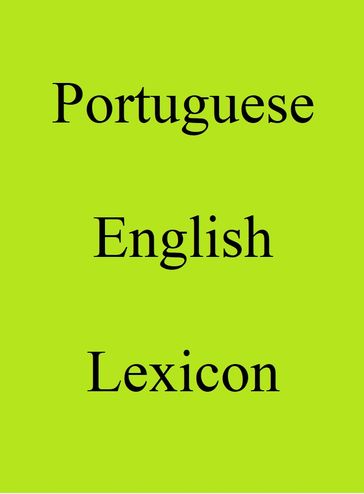 Portuguese English Lexicon - Trebor Hog