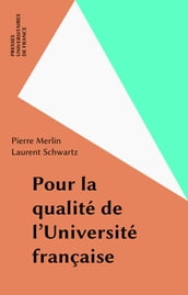 Pour la qualité de l Université française