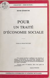 Pour un traité d économie sociale