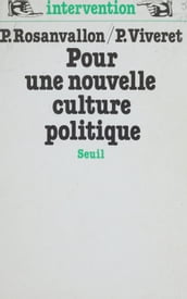 Pour une nouvelle culture politique